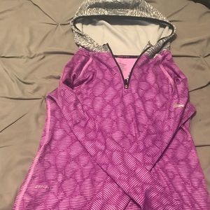 Nike pro cold weather base hoodie. Size child M